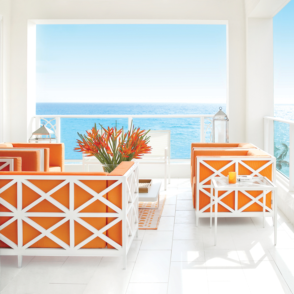 Caribbean Sunset: Orange in Interior Design - Lagnappe Custom