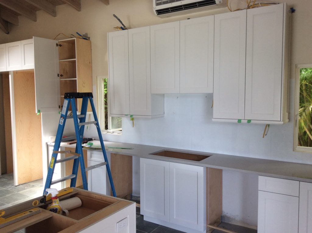 sink wall - kitchen renovation