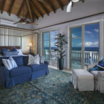 The custom drapery that wraps the room gives it a cozy feel and lets the guest to this vacation space know that the owners really cared about doing things right.