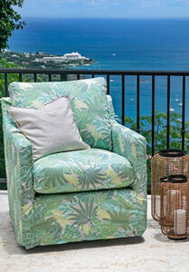 Custom Chair in Starboard Lane Fabric