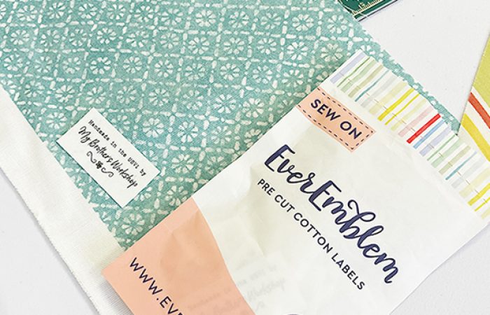 Starboard Lane Fabric and Ever Emblem Pre Cut Cotton Labels
