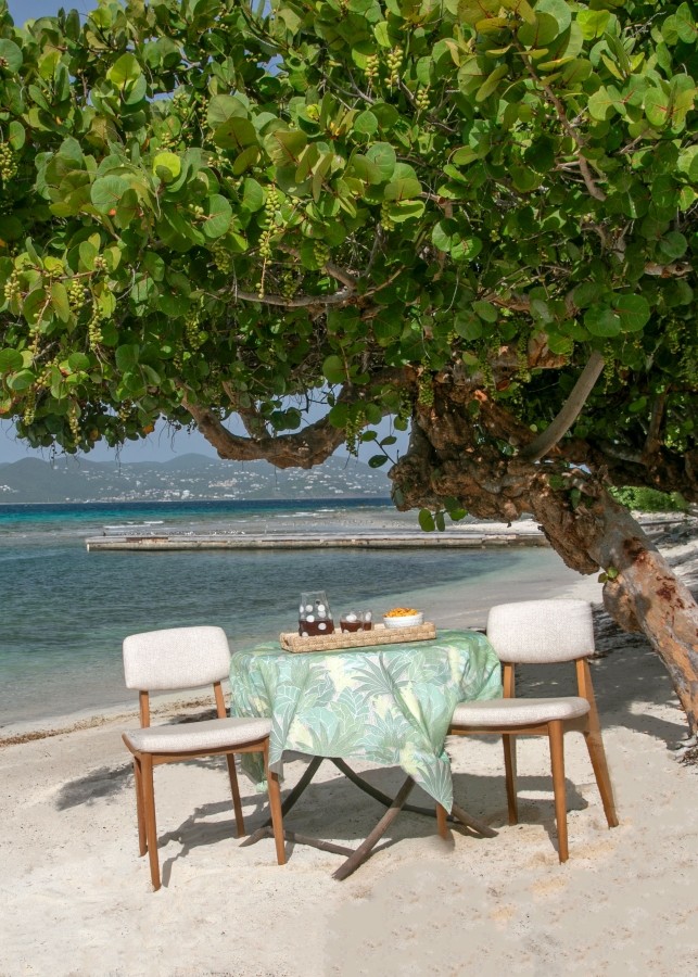 Tobago Leaf Palm Tablecloth