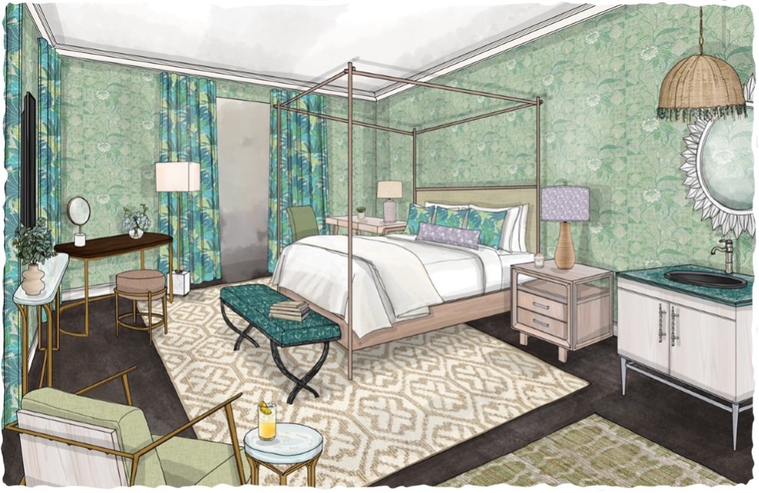 Charleston Forge x Lagnappe Custom Interiors HPMKT Display Rendering