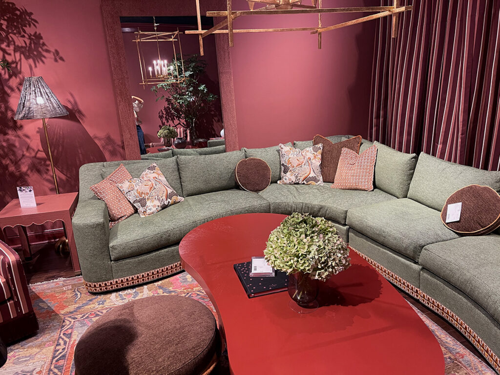 moody interiors with red, burgundy, and olive at high point 2026