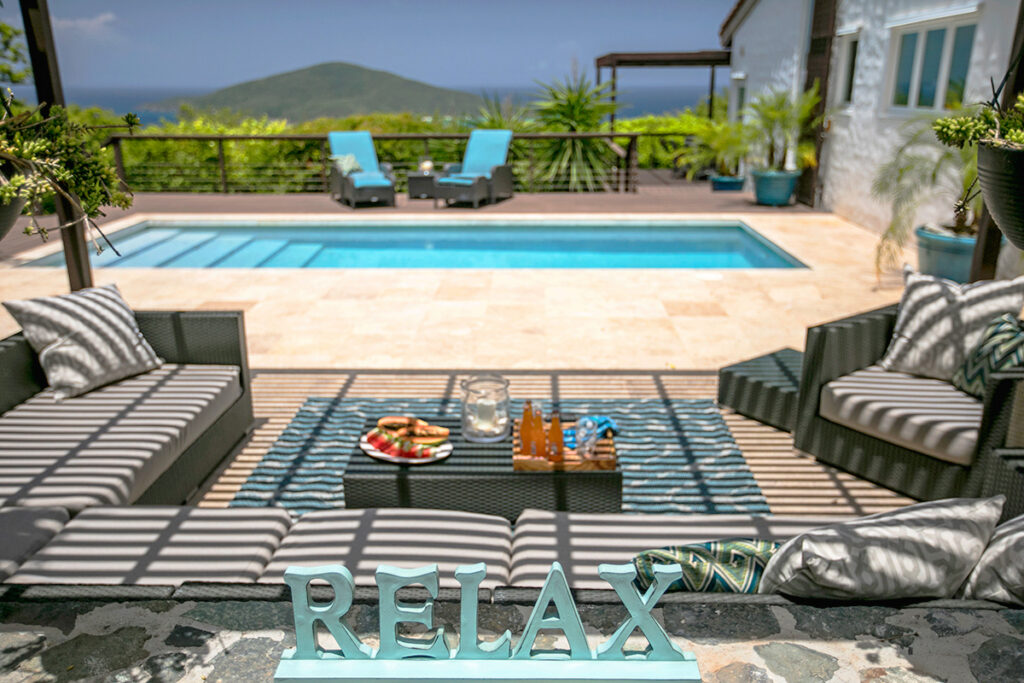 outdoor living space